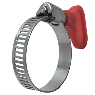 American type hose clamp with handle