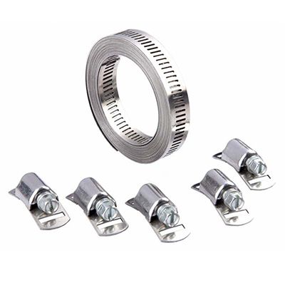 Perforated endless clamp