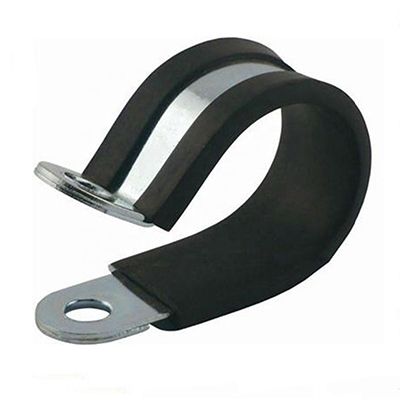 Rubber hose clamp